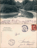 Ansichtskarte Ohlsdorf-Hamburg Partie Vom Friedhof - Brücke 1906 - Autres & Non Classés