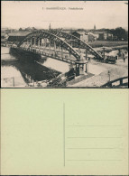 Saarbrücken Friedrich-Brücke Strassen Partie Mit Pferde Fuhrwerk 1910 - Saarbrücken