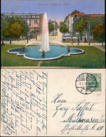 Mannheim Heidelbergerstraße Mit Straßenbahnen, Wasserspiele 1913 - Mannheim