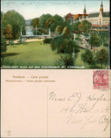 Ansichtskarte Düsseldorf Blick Auf Stadtgraben Königsallee 1920 - Duesseldorf