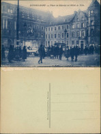 Ansichtskarte Düsseldorf Marktplatz - Markttreiben 1919 - Düsseldorf