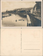 Ansichtskarte Saarbrücken Fluss Saar Häuser-Partie Mit Ruderbooten 1920 - Saarbruecken