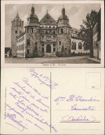 Ansichtskarte Speyer Strassen Partie Am Museum 1919 - Speyer