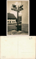 Ansichtskarte Lenzkirch Wegweiser Schluchsee Titisee Geschnitzt 1932 - Other & Unclassified