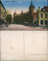 Ansichtskarte Aachen Straßenpartie An Der Hauptpost 1915 - Aachen