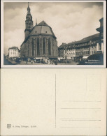 Ansichtskarte Heidelberg Heiliggeistkirche - Markttreiben 1929 - Heidelberg