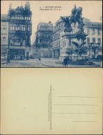 Ansichtskarte Düsseldorf Monument 1870, Straße Geschäft J. Neumann 1921 - Duesseldorf