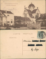 Postkaart Brüssel Bruxelles Ausstellung Messe Pavillon Deutschland 1910 - Other & Unclassified