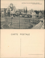 Postkaart Brüssel Bruxelles Expo 1910 Straßen Section Allemand 1910 - Altri & Non Classificati
