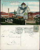 Postkaart Brüssel Bruxelles Expo Auto Vor Dem Deutschen Pavillon 1910 - Altri & Non Classificati