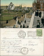 Postkaart Brüssel Bruxelles Expo Treppe - Deutscher Bereich 1910 - Altri & Non Classificati