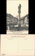 Freiburg Im Üechtland Fribourg Fontain Sainte-Anne, Brunnen Belebter Platz 1905 - Autres & Non Classés