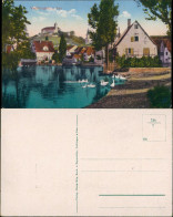 Ansichtskarte Vaihingen An Der Enz Flusspartie - Stadt 1913 - Other & Unclassified