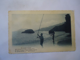 ITALY    POSTCARDS   FISHING POSTMARK PERA  ARRIVE 1916 - Autres & Non Classés