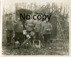 PHOTO ALLEMANDE DU FAR 59 - LOT DE 7 PHOTOS DE CROUY PRES DE BUCY LE LONG - SOISSONS AISNE GUERRE 1914 1918 - Krieg, Militär