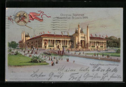 Künstler-AK St. Louis, World's Fair 1904, Palace Of Mines And Metallurgy  - Exhibitions
