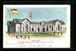 Lithographie St. Louis, Louisiana Purchase Exposition 1904, English Pavillon  - Esposizioni