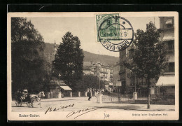 AK Baden-Baden, Brücke Am Englischen Hof  - Baden-Baden