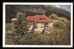 Künstler-AK Kolbnitz, Haus In Idyllischer Landschaft  - Other & Unclassified