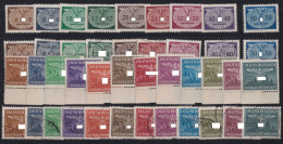 Briefmarken Besetzung Generalgouvernement Dienst 16-36 Postfrisch + Gestempelt - Andere & Zonder Classificatie
