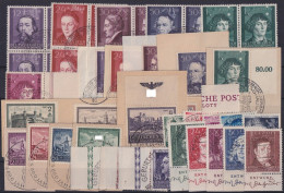 Briefmarken Besetzung Generalgouvernement Tolles Lot Oft Viererblöcke Briefstück - Autres & Non Classés