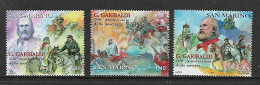 SAINT-MARIN 2007 GARIBALDI YVERT N°2085/2087 NEUF MNH** - Autres & Non Classés