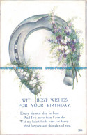 R663069 With Best Wishes For Your Birthday. Alpha Publishing - Monde