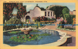 R661441 Mission San Juan Capistrano. Founded 1776. Longshaw Cards - Monde