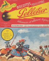 BUVARD & BLOTTER - BISCOTTE PELLETIER - Romainville - Série Histoire - 1515 François 1er à Marignan - Altri & Non Classificati