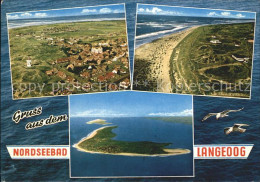 72348658 Langeoog Nordseebad Fliegeraufnahme Strand Langeoog - Langeoog