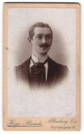 Fotografie Hugo Staude, Altenburg S.A., Herr Fredy Geyer Mit Moustache  - Personnes Anonymes
