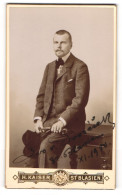 Fotografie H. Kaiser, St. Blasien, Portrait Ivo V. Drozacek, 1900  - Anonyme Personen