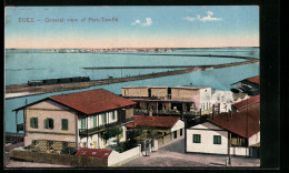 CPA Suez, General View Of Port-Tewfik  - Autres & Non Classés