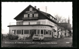 AK St. Corona Am Wechsel, Autos Vor Gasthof Pension Fernblick, Sommerfrische  - Other & Unclassified