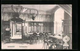 AK Admont, Gasthaus Stiftskeller, Innenansicht Mit Fenster Und Durchgang  - Other & Unclassified