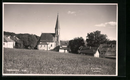 AK Oberhofen Am Irrsee, Ortspartie Mit Kirche  - Autres & Non Classés