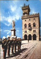 72347557 San Marino San Marino Palazzo Del Governo Mit Gardesoldaten San Marino - Saint-Marin