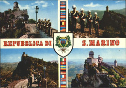 72347538 San Marino San Marino Mit Burg Und Gardesoldaten San Marino - San Marino