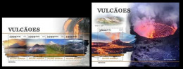 Guinea Bissau  2023 Volcanoes. (403) OFFICIAL ISSUE - Vulcani