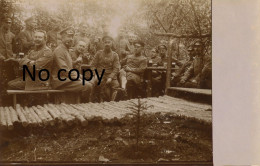 CARTE PHOTO ALLEMANDE - OFFICIERS EN CANTONNEMENT A ETRAYE PRES DE DAMVILLERS - SIVRY SUR MEUSE GUERRE 1914 1918 - Guerre 1914-18