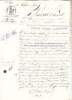 Echange De Terres à Mazinghien (59) - 28 Janvier 1829 - Notaire Au Cateau (59) - Manuscrits