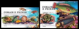 Guinea Bissau  2023 Corals & Fishes. (406) OFFICIAL ISSUE - Fische