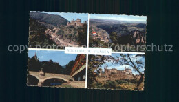 72346467 Vianden Mit Burg Und Steinbruecke Hotel La Gare - Other & Unclassified