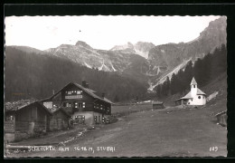 AK Telfes, Schlicker Alm, Gasthaus Und Kapelle  - Other & Unclassified