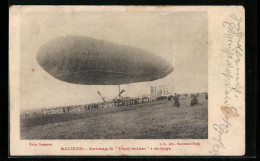 AK Maubeuge, Atterrissage Du Dupuy-de-Lome A Son Hangar  - Zeppeline