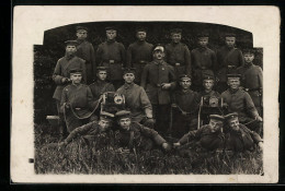 AK Deutsche Soldaten Mit MG 08  - Guerre 1914-18