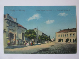 Romania-Hateg:Place Du Roi Ferdinand/King Ferdinand Square,carte Postale Vers 1920/postcard 1920s - Roumanie