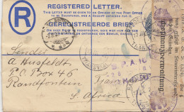 South Africa 1922: Randfontein To Osnabrück; Zensur Reichsfinanzverwaltung  - Sonstige & Ohne Zuordnung