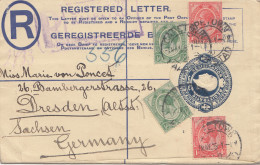 South Africa 1925: Cape Town Registered Letter To Dresden - Sonstige & Ohne Zuordnung