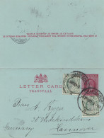 South Africa Post Card 1907 Johannesburg To Hannover - Other & Unclassified